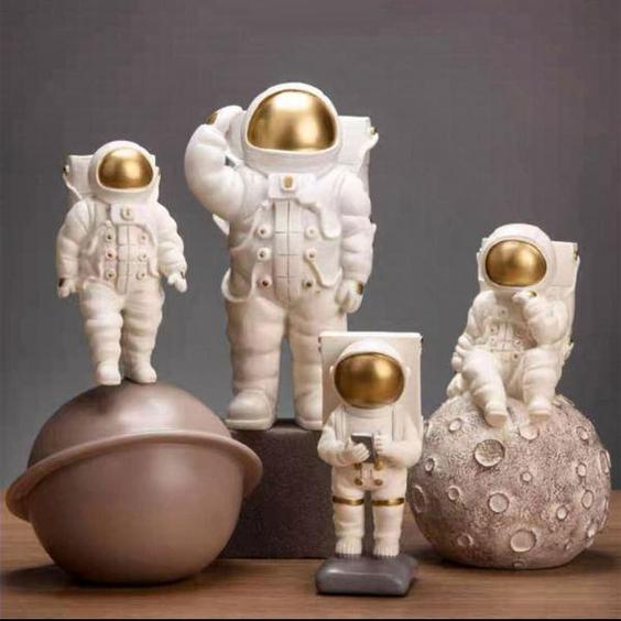 مجسمه مدل فضانورد مجموعه ۴ عددی|دیجی‌کالا