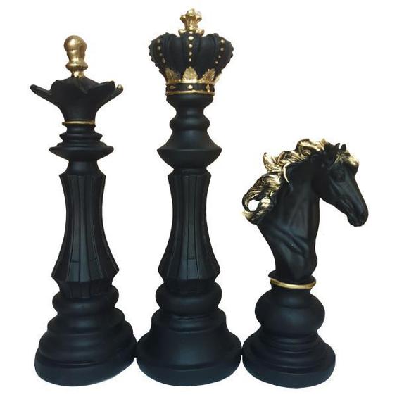  مجسمه لاویر لایف مدل شطرنج مجموعه 3 عددی|دیجی‌کالا