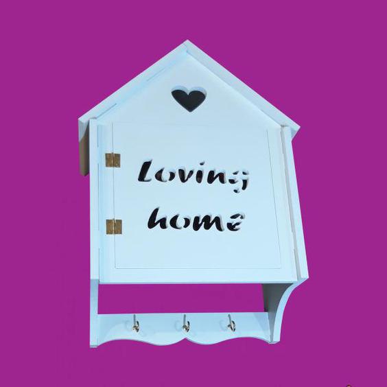 شلف دیواری خونه خاص مدل Loving home|دیجی‌کالا