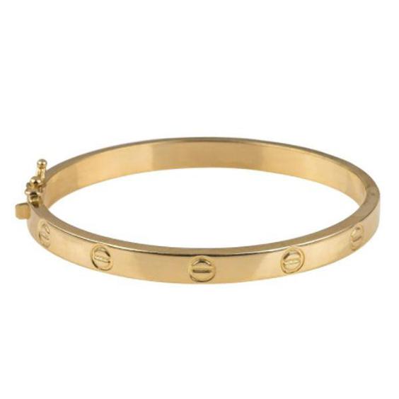 دستبند النگویی طلا 18 عیار زنانه دوست خوب مدل dk148|دیجی‌کالا