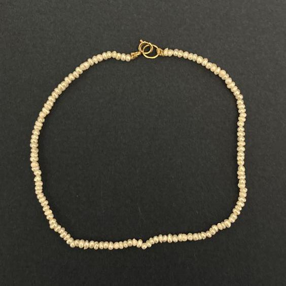 پابند طلا 18 عیار زنانه الماسین آذر طرح مروارید کد Baroq01|دیجی‌کالا