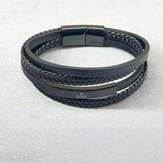 دستبند مردانه مدل چرم اسپرت کد 306122|دیجی‌کالا