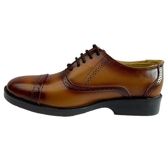 کفش مردانه مدل 2 تکه رنگ عسلی|دیجی‌کالا