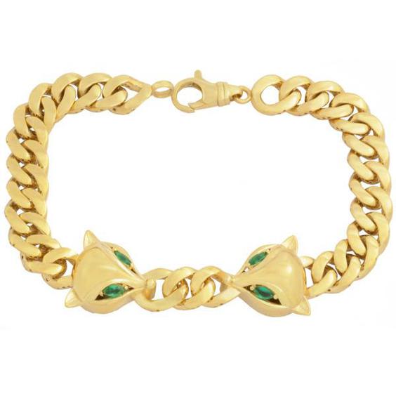دستبند طلا 18 عیار زنانه طلای مستجابی  مدل روباه کد 67024|دیجی‌کالا
