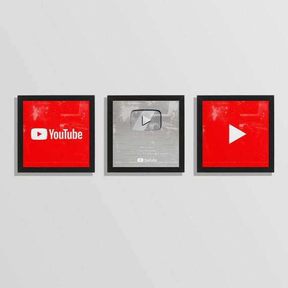 تابلو طرح یوتیوب مدل Jm603 مجموعه 3 عددی|دیجی‌کالا