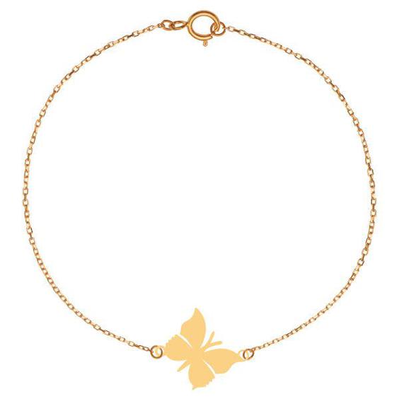 پابند طلا 18 عیار زنانه کرابو طرح پروانه مدل Kr2054|دیجی‌کالا