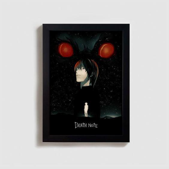 تابلو مدل انیمه دفترچه مرگ anime death note BL12|دیجی‌کالا