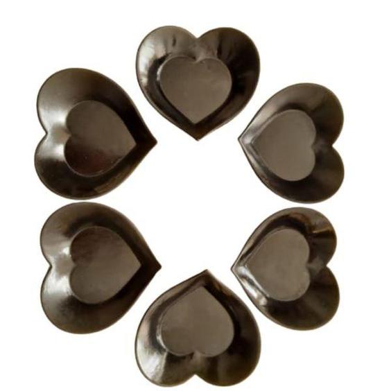 مجموعه ظروف هفت سین 6 پارچه مدل قلب |دیجی‌کالا