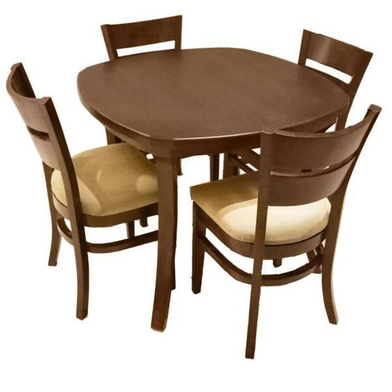 میز ناهارخوری و صندلی چوبی اسپرسان چوب مدل SM02|دیجی‌کالا