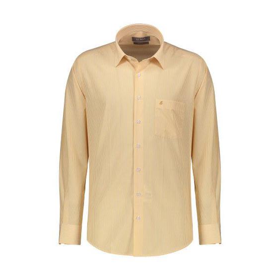 پیراهن آستین بلند مردانه ال سی من مدل 02181290-yellow 195|دیجی‌کالا