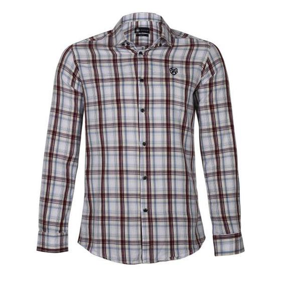 پیراهن آستین بلند مردانه ناوالس مدل 1078 SOCCI-WHT/RD|دیجی‌کالا