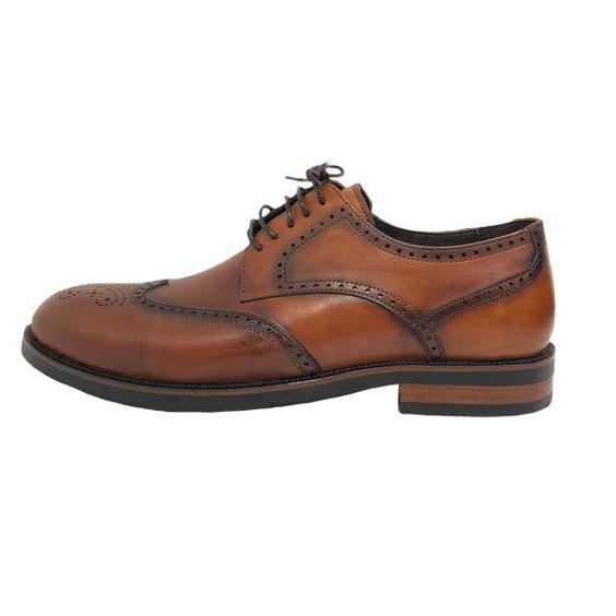 کفش مردانه سرزمین چرم مدل 841 رنگ عسلی|دیجی‌کالا