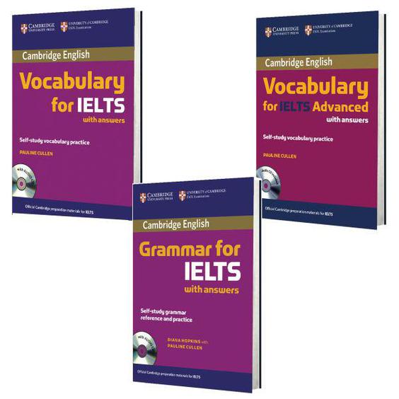 کتاب Cambridge Grammar and Vocabulary for IELTS اثر Diana Hopkins and Pauline cullen انتشارات کمبریج 3 جلدی|دیجی‌کالا