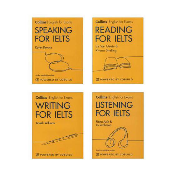 کتاب Collins Reading, Writing, Speaking, Listening For IELTS اثر جمعی از نویسندگان نشر ابداع 4 جلدی|دیجی‌کالا