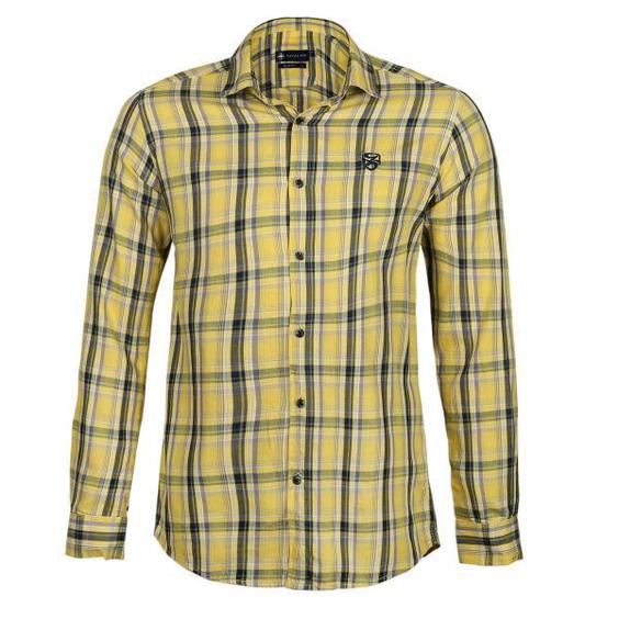 پیراهن آستین بلند مردانه ناوالس مدل 1080 SOCCI-YEL/OLV|دیجی‌کالا