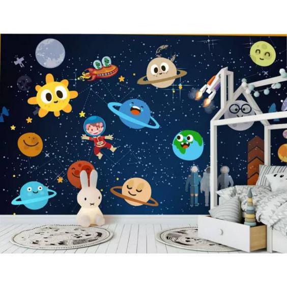 پوستر دیواری اتاق کودک طرح سیاره ها مدل drv1096 |دیجی‌کالا