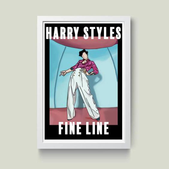 تابلو مدل Harry Styles هری استایلز کدm2688-w|دیجی‌کالا