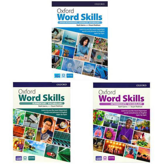 کتاب Oxford Word Skills Second Edition اثر Ruth Gairns And Stuart Redman انتشارات Oxford سه جلدی|دیجی‌کالا