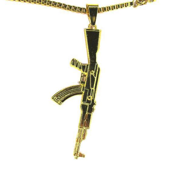 گردنبند مردانه طرح تفنگ کد N2-557|دیجی‌کالا