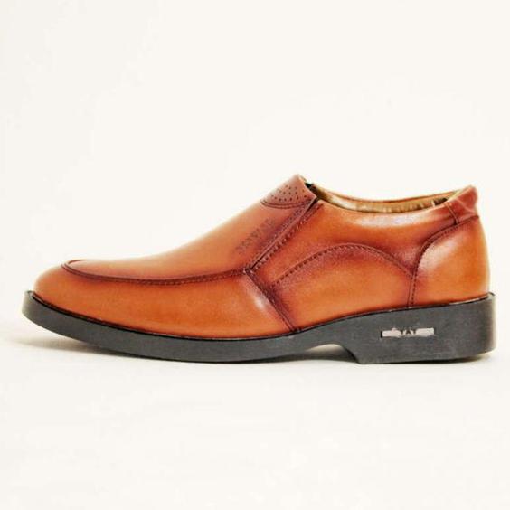 کفش مردانه مدل سالار ساده رنگ عسلی|دیجی‌کالا