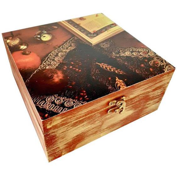 جعبه هدیه چوبی مدل شب یلدا کد WBY06|دیجی‌کالا