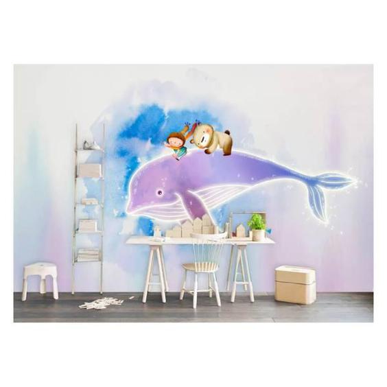 پوستر دیواری اتاق کودک مدل دلفین ها 1023|دیجی‌کالا