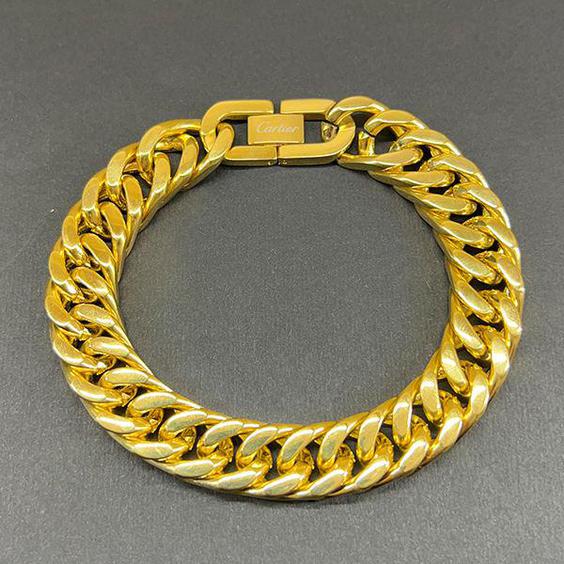 دستبند مردانه مدل زنجیری پهن اسپرت کد 5486631|دیجی‌کالا