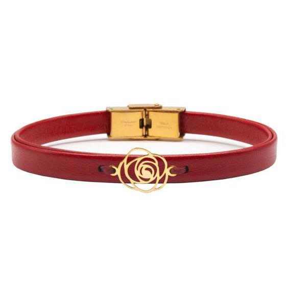دستبند طلا 18 عیار زنانه سهی طرح گل رز مدل SP52|دیجی‌کالا