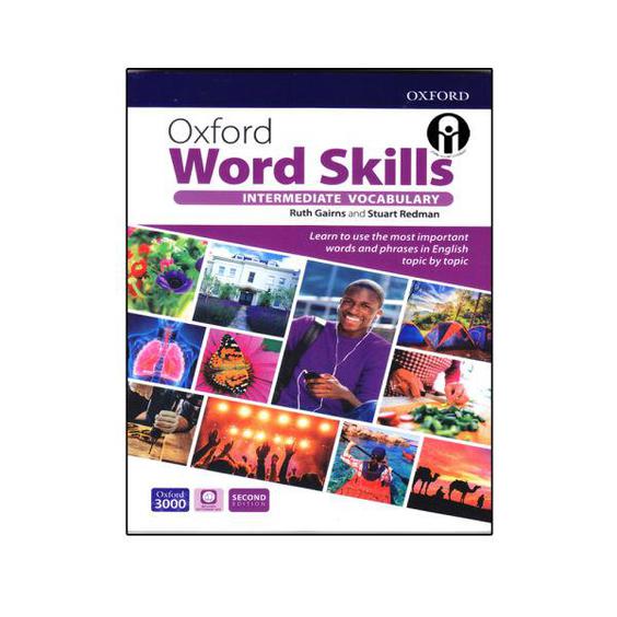 کتاب Oxford Word Skills Intermediate Vocabulary Second Edition اثر Ruth Gairns And Stuart Redman انتشارات الوندپویان|دیجی‌کالا