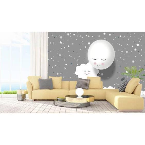پوستر دیواری اتاق کودک طرح ابر و برف مدل 1183|دیجی‌کالا