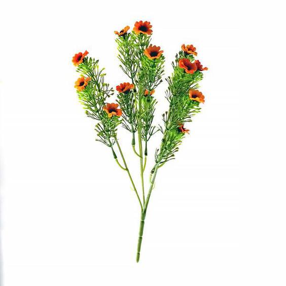 گل مصنوعی مدل بوته آفتابگردان گل ریز|دیجی‌کالا