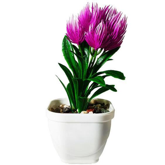 گلدان به همراه گل مصنوعی مدل H16|دیجی‌کالا