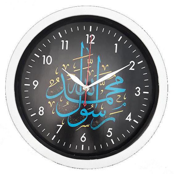 ساعت دیواری طرح مذهبی مدل محمد رسوالله کد 02011|دیجی‌کالا