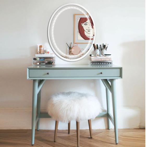 آینه سرویس بهداشتی گلسموند مدل بیضی هوشمند لمسی کد SL111sm|دیجی‌کالا