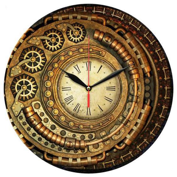 ساعت دیواری طرح چرخ دنده steampunk کد 1273|دیجی‌کالا
