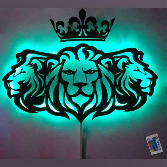 چراغ خواب مدل شیر شاه ریموت دار|دیجی‌کالا