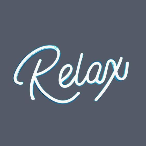 چراغ نئونی دیواری طرح Relax|دیجی‌کالا