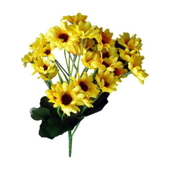 گل مصنوعی مدل آفتابگردان ریز کد 50 |دیجی‌کالا