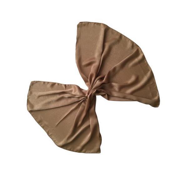 روسری زنانه مدل قواره کوچک ساده ساتن پتینه|دیجی‌کالا