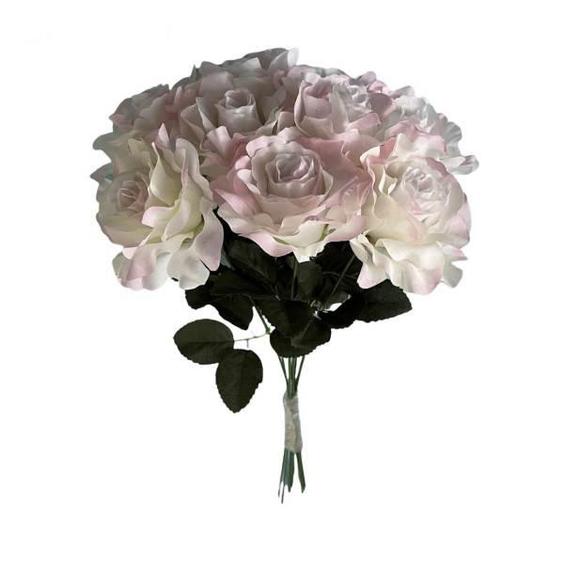 دسته گل مصنوعی مدل گل رز بسته 9 عددی|دیجی‌کالا