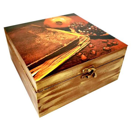 جعبه هدیه چوبی مدل شب یلدا کد WBY04|دیجی‌کالا