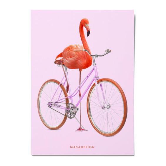 کارت پستال ماسا دیزاین طرح دوچرخه مدل POSJO|دیجی‌کالا