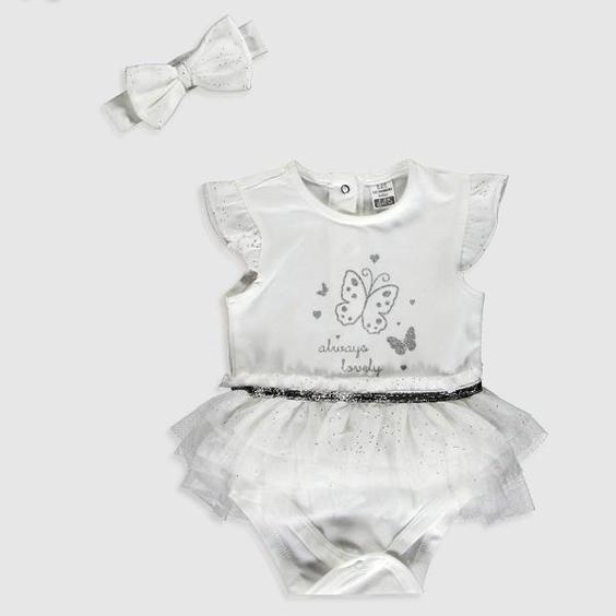 ست پیراهن و هدبند نوزادی ال سی وایکیکی مدل TANSU_A|دیجی‌کالا