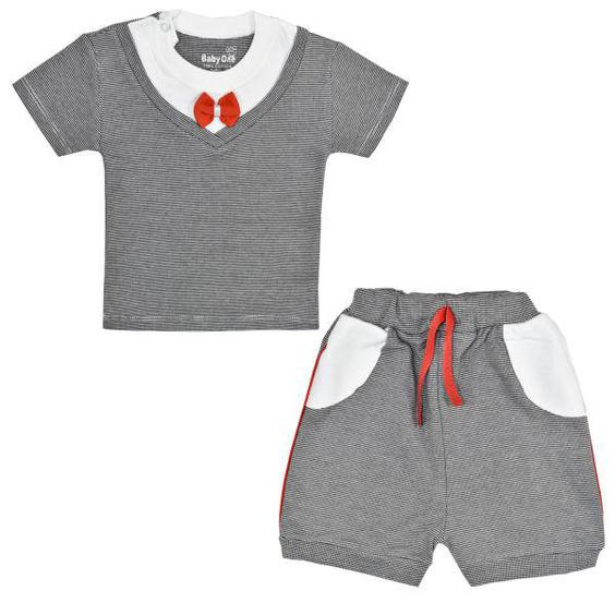 ست تی شرت و شلوارک نوزادی بی بی وان مدل پاپیون کد 1|دیجی‌کالا
