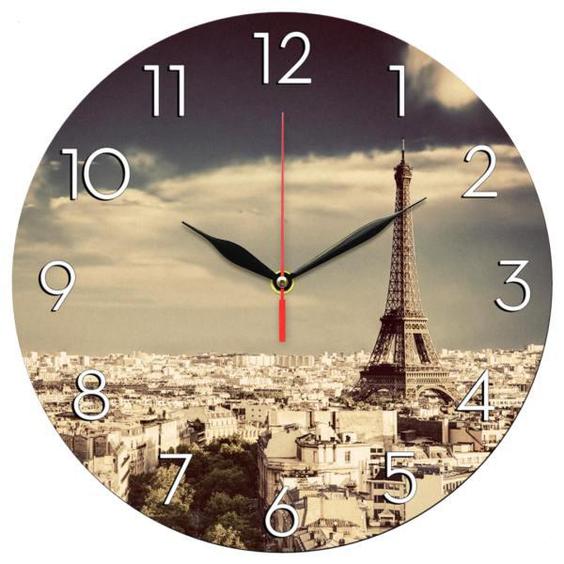 ساعت دیواری طرح برج ایفل و پاریس کد 1181|دیجی‌کالا