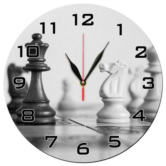ساعت دیواری طرح مهره های شطرنج کد 1175|دیجی‌کالا