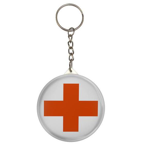 جاکلیدی طرح لوگو صلیب سرخ جهانی مدل S12436|دیجی‌کالا