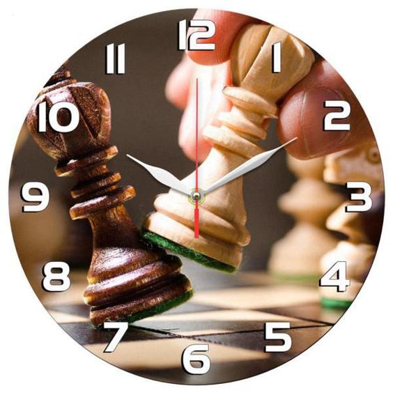 ساعت دیواری طرح مهره شطرنج کد 1226|دیجی‌کالا