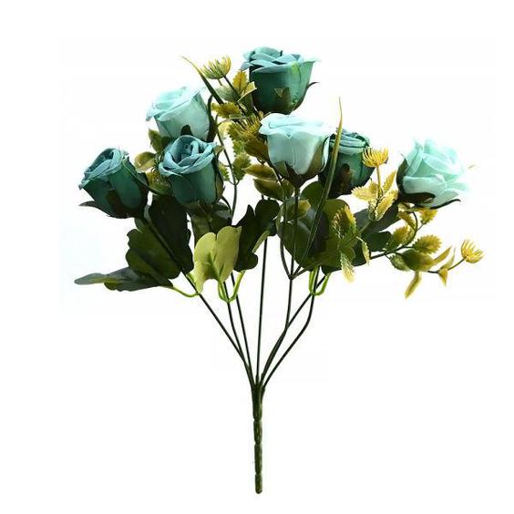 گل مصنوعی مدل بوته گل رز|دیجی‌کالا