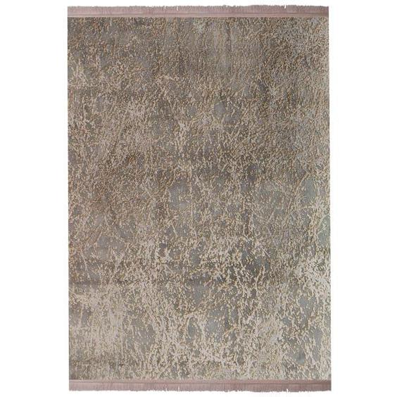 فرش ماشینی زمرد مشهد طرح پتینه مدل AN013 زمینه نقره ای|دیجی‌کالا
